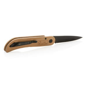 Couteau en bois avec sécurité Nemus FSC® Couleur:Marron
