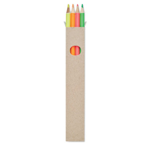 4 highlighter pencils in box    Couleur:Multicouleur