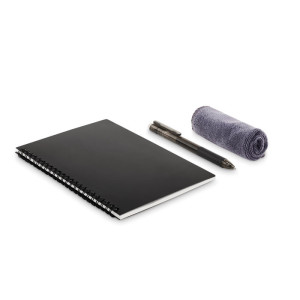 A5 Erasable notebook            Couleur:Noir