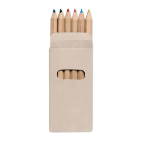 6 Crayons de couleur            Couleur:Multicouleur