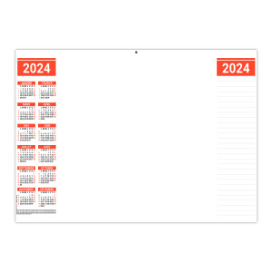 BANCAIRE EFFAÇABLE PLANNING SIMPLE 2024 